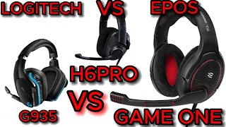 Logitech g935 vs sennheiser h6pro vs sennheiser game one review [upl. by Eikceb937]