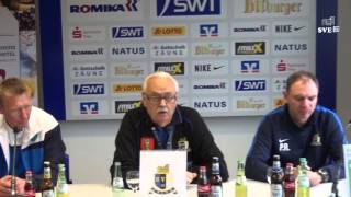 SVE TV SV Eintracht Trier 05  TSV Steinbach 20152016 Pressekonferenz [upl. by Nagad]