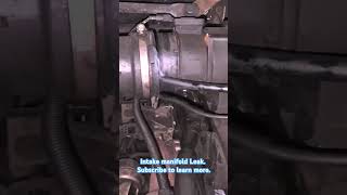 How to identify air leakage Inlet Manifold leak on Mercedes sprinter mechanic [upl. by Eniak]