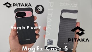 PITAKA MagEZ CASE 5 Google Pixel 9 and 9 PRO black [upl. by Kcirdle]