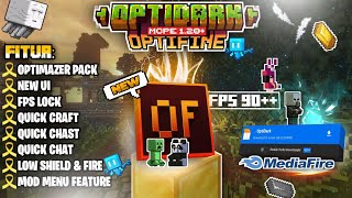 OPTIDARK  OPTIFINE MCPE 120 TERBARU  RINGAN amp COCOK BUAT SURVIVAL [upl. by Hovey587]