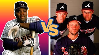 Tony Gwynn vs The Braves Big 3 [upl. by Eirehs437]