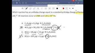 IB Chemistry – Topic 5 Energetics  thermochemistry SL – Equation of formation and combustion [upl. by Seftton102]