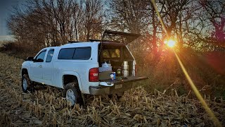 Boondocking in a Freshly Harvested Cornfield Truck Camping [upl. by Raddi]