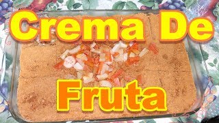 How to make Crema De Fruta [upl. by Donielle]