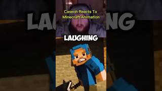 Caseoh Reacts To Minecraft Animation [upl. by Rehpotirhc]