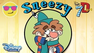 The 7D  Nobody Sneezes Like Sneezy  Official Disney Channel UK [upl. by Nimaj680]