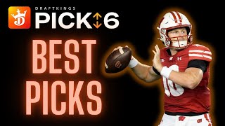 CFB DRAFTKINGS PICK 6 PICKS  SATURDAY WEEK 3  9142024 [upl. by Ozzy616]