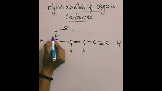 trick to find hybridisation  Easy trick to find hybridisation for organic compounds [upl. by Dagnah]