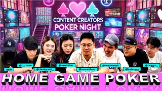 Home Game Poker S12  Content Creators Poker Night [upl. by Leventhal]