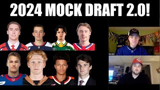 Our 2024 NHL Mock Draft 20  NordBlock Podcast [upl. by Glori]