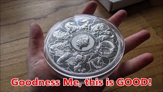 The Most Incredible Coin I have Ever Unboxed  The 1 Kilo Silver Completer Coin From The Royal Mint [upl. by Rochemont868]