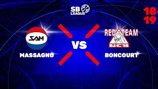 SB League  Day 9 MASSAGNO vs BONCOURT [upl. by Aronek]