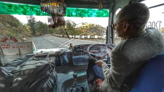 HIGHSPEED and CRAZY Bus Driving in Fastest Route by HRTC Shimla1  Shimla to Dharmshala Journey [upl. by Lubbi688]