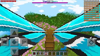 Playing as MOTHRA in Minecraft Pocket Edition [upl. by Ddene]