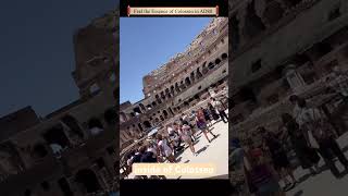 Inside view of Colosseo You can feel in AD80 [upl. by Accever]