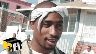 Tupac on Growing Up Poor His Rise to Fame amp His Future 1995  MTV News [upl. by Meier]