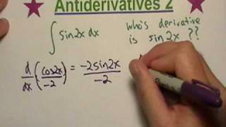 Antiderivatives and Integrals 2 [upl. by Sagerman]