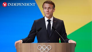 Watch again Macron meets world leaders in Paris on day of Olympics 2024 opening ceremony [upl. by Madelle]