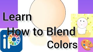 IbisPaint How to Blend colors Tutorial tutorials [upl. by Aimaj]