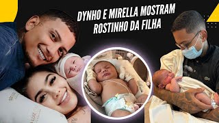 Linda MC Mirella e Dynho Alves mostram o rosto da filha pela primeira vez [upl. by Selda]