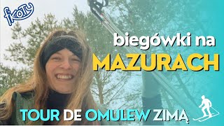 Zamiast w góry  na NARTY na MAZURY BIEGÓWKI po lesie Pomysł na ferie na Mazurach z całą rodziną [upl. by Halda]