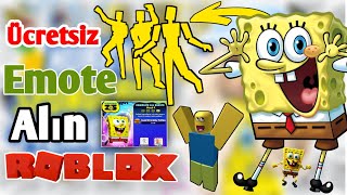 Robloxta quotSüngerBob Dansıquotnı Ücretsiz Nasıl Alırsınız  BU SÜNGERBOB DANS EMOTUNU ALIN [upl. by Enywtna]