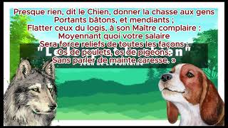 la fable quot loup et le chien quot [upl. by Yllil]