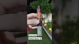 🔥👌ARTURO FUENTE Chateau Queen B🌙💨 cigar cigars cigarlife asmr shorts lighter cigarro [upl. by Digirb]