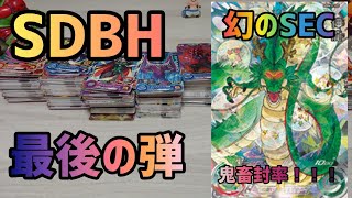 「SDBH」いよいよSDBH、最後の弾の開幕！鬼畜LSECを狙って800レンコ！！！ [upl. by Berwick]