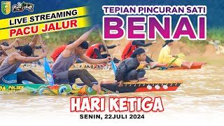 LIVE Pacu Jalur Hari Ketiga di Benai 2024 [upl. by Ydac837]