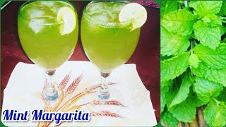 Mint Margarita Drink Famous Recipe  Mint Lemonade Drink Recipe by Mrs Tayyab [upl. by Gilliam]