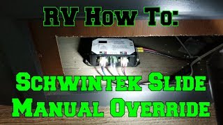 RV How To Schwintek Slide Manual Override [upl. by Suoirad]