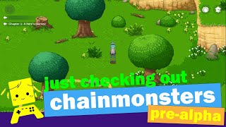 PLAY TO EARN  Chainmonsters PreAlpha Gameplay  CRYPTO BLOCKCHAIN NFT GAME [upl. by Aronas]