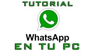 Como instalar Whatsapp en pc W7 W8 y XP [upl. by Lahcear]