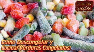 Como Descongelar y Cocinar Verduras Congeladas  Como Descongelar Verduras [upl. by Boswall]