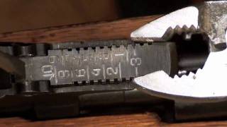 Replacing Rear SKS Sight [upl. by Pillihp]