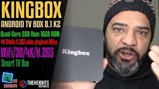 Kingbox K2 Android TV Box 81 💻  LGTV Reviews [upl. by Nylissej]