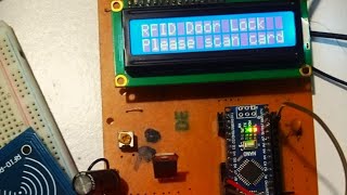 RFID Base Door Lock System Using Arduino amp MFRC522  Arduino Projects [upl. by Iznekcam]