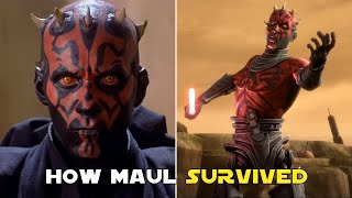 How Did Darth Maul Survive Being Cut In Half By ObiWan Kenobi Star Wars Fast Facts Shorts [upl. by Leugar]