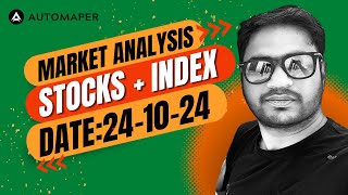 Pre Market Analysis 24102024  beststockstobuynow niftyanalysis bankniftyanalysis finnifty [upl. by Ianteen]