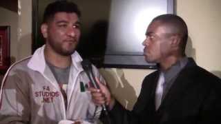 Chris Arreola IMMEDIATELY After KNOCKOUT LOSS vs Bermane Stiverne 2 [upl. by Eltsryk]