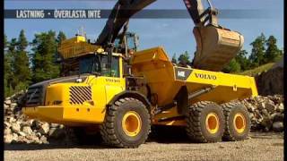 4 Körinstruktion Volvo dumper Lastning [upl. by Eedebez]