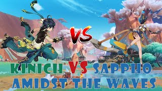 Kinich Vs Sappho Amidst The Waves  Natlan Local legend [upl. by Ehsrop189]