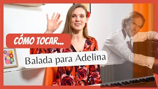 Balada para Adelina  Tutorial fácil 🎹 [upl. by Inacana]