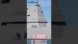 The Zumwalt class destroyers had 2 big guns but 0 shells to fire shorts [upl. by Gowrie]