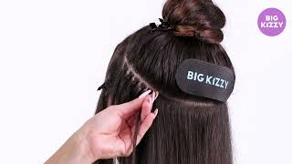 Hand Tied Weft Application How to Use Loop Tool by Big Kizzy [upl. by Fe]