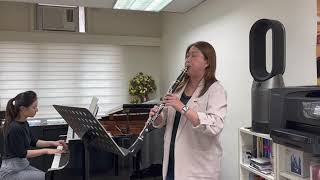 ABRSM Clarinet from 2022 Gr7 B2 Allegretto 1st movement from Sonata Op167 by Saint Saens [upl. by Shapiro]