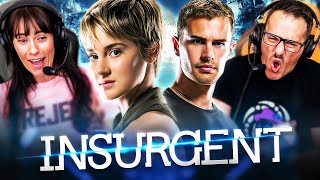 INSURGENT 2015 MOVIE REACTION FIRST TIME WATCHING Divergent 2  Full Movie Review [upl. by Alletsyrc]