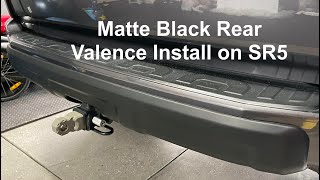 5th Gen SR5 4Runner Rear Valence Install [upl. by Fenny]